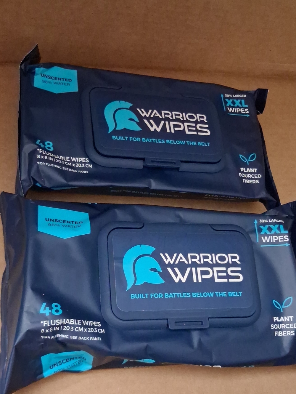2 Pack Mens Xxl Wipes Nwt